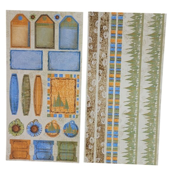 Close to My Heart Reflections Stickease X7065C Rustic Trail Fishing Outdoors NEW - Picture 3 of 7